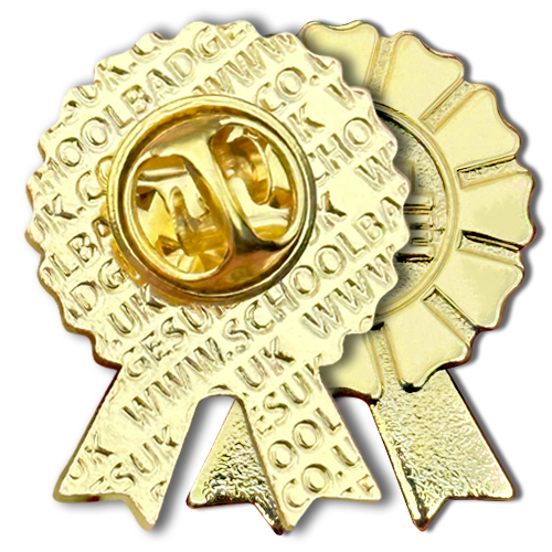 Well Done Rosette Badge by School Badges UK