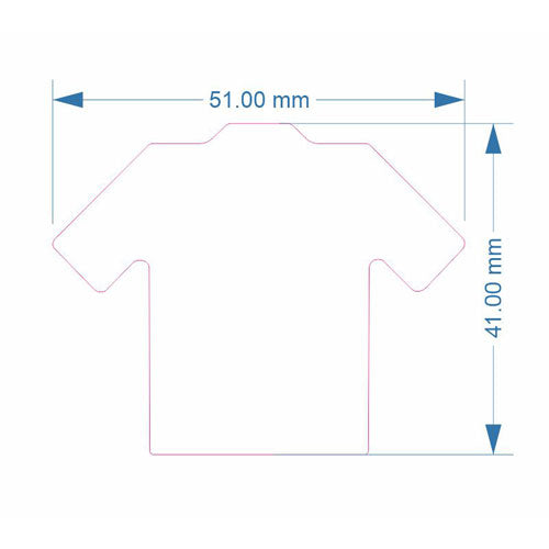SPECIAL SHIRT A W51 x H41 mm