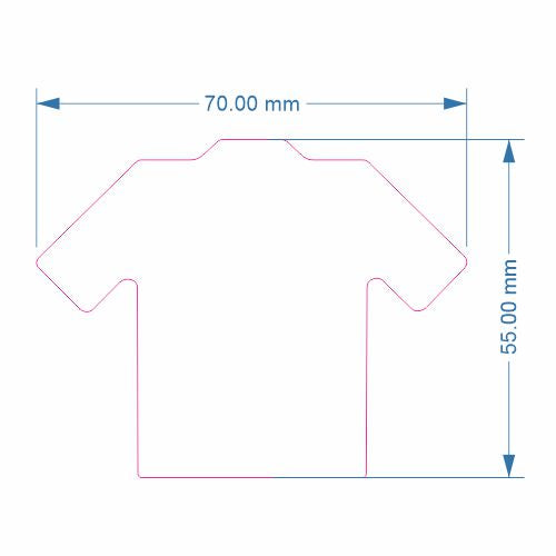SPECIAL SHIRT B W70 x H55 mm
