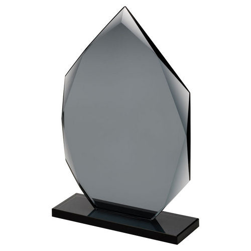 Smoked Black Glass Diamond Plaque (10mm Thick) - 178mm by Legacy Outfitters