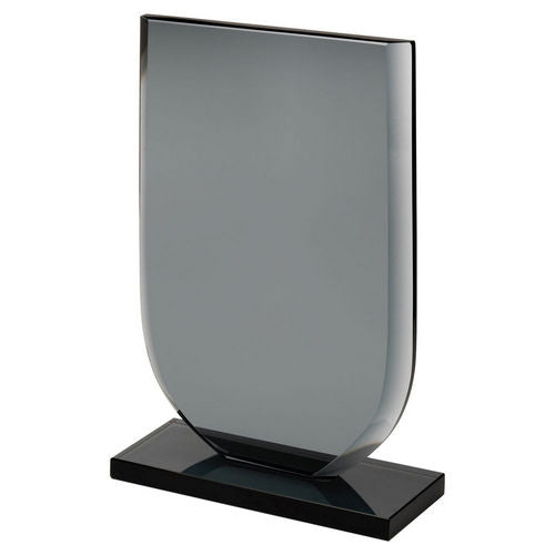 Smoked Black Glass Shield Plaque (10mm Thick) - 140mm by Legacy Outfitters