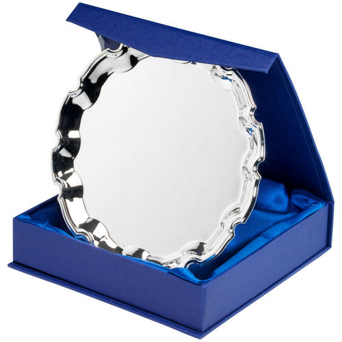 Silver Plated Iron Salver...Chippendale Edge - 0.5mm Thick - 254mm by Legacy Outfitters