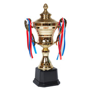 Sovereign Crest Cup Gold Trophy by School Badges UK