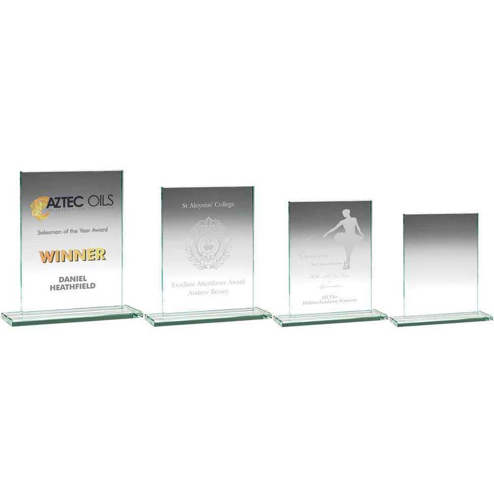 Jade Glass Rectangle Plaque (10mm Thickness) by Legacy Outfitters
