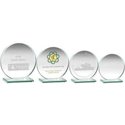 Jade Glass Round Plaque (10mm Thick) by Legacy Outfitters