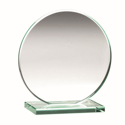 Jade Glass Round Plaque (10mm Thick) - 95mm by Legacy Outfitters