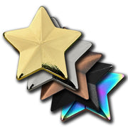 3D Star Badges